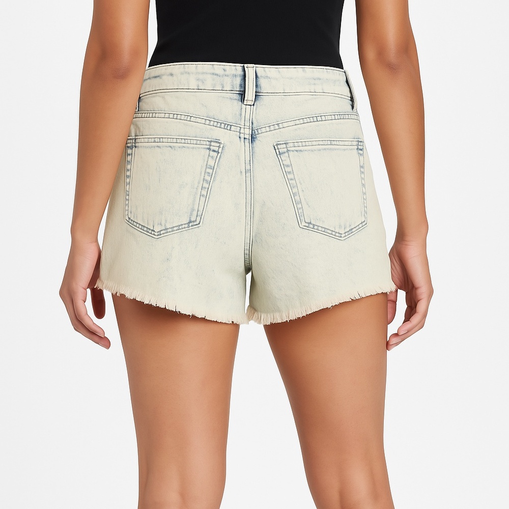 MADDEN NYC Denim Frayed Shorts Womens Shorts Size 7
